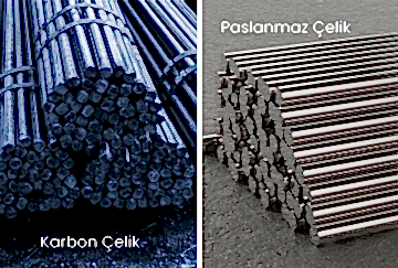 Paslanmaz Çelik Ve Karbon Çelik Arasındaki Farklar